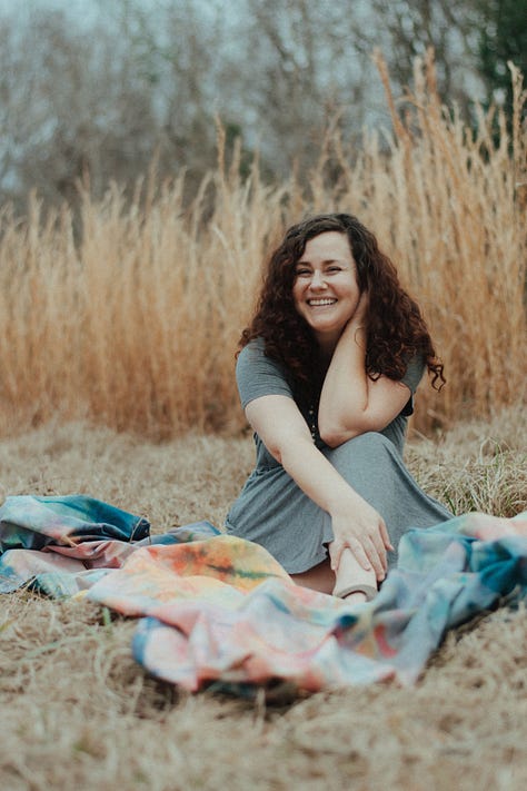 kate from dyes happy in the woods with hand dyed and designed fabrics