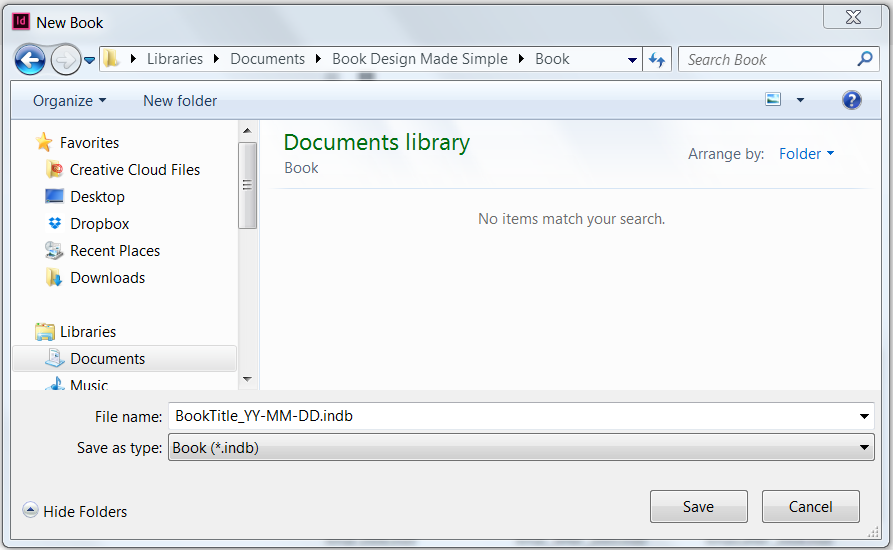New Book dialog box New Book dialog box