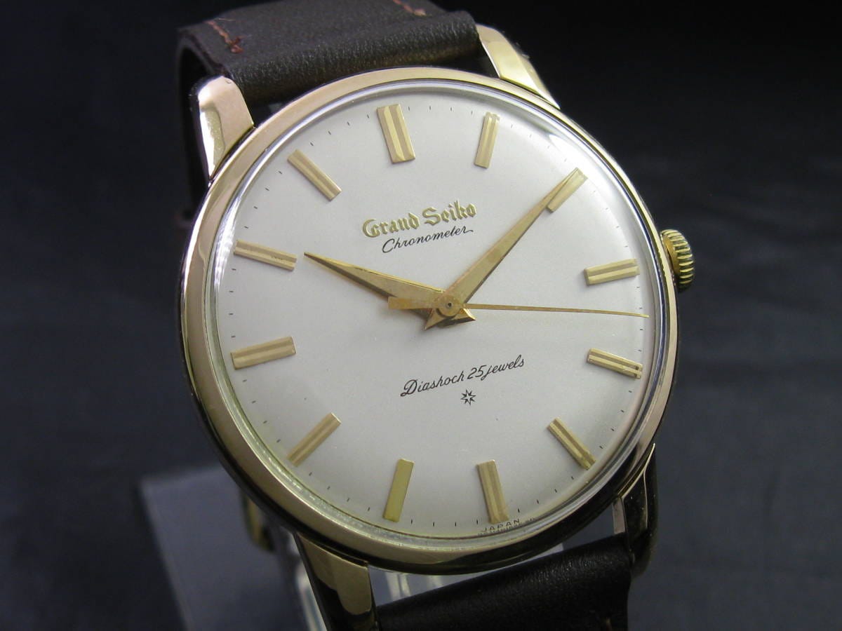 Grand Seiko/グランドセイコー ファーストモデル アプライドロゴ文字盤 Ref.J14070 Cal.3180 手巻 オーバーホール/新品仕上済 1963年製造