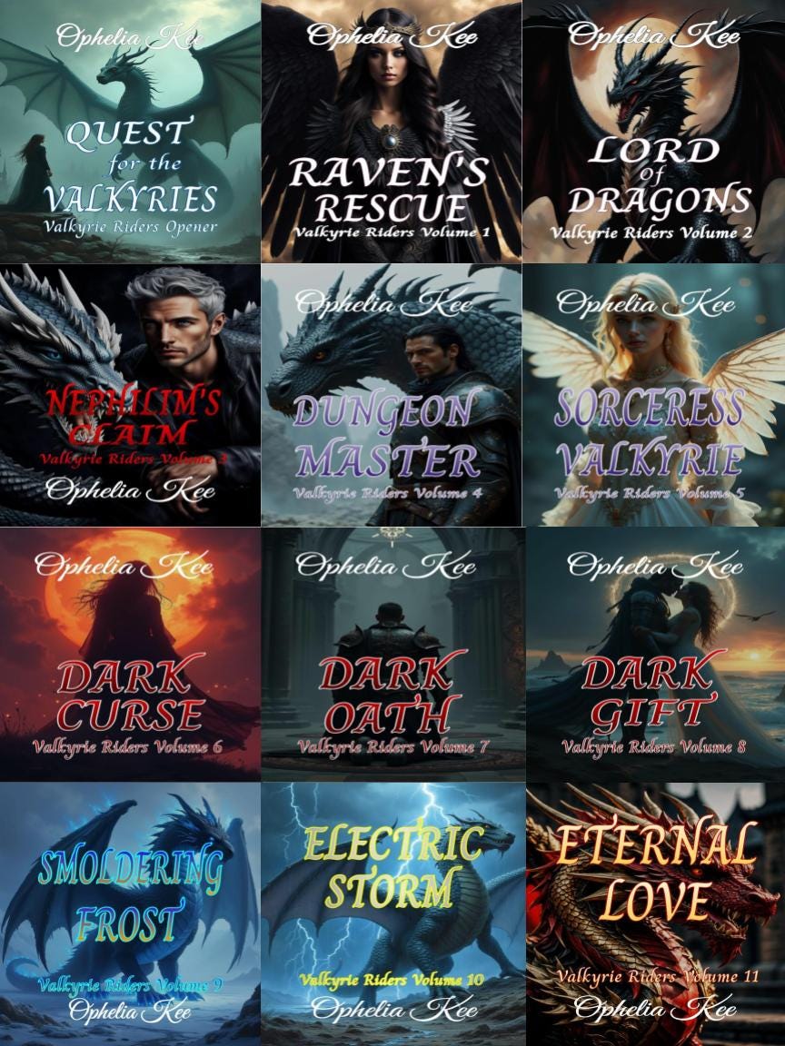Valkyrie Riders complete miniseries collage
