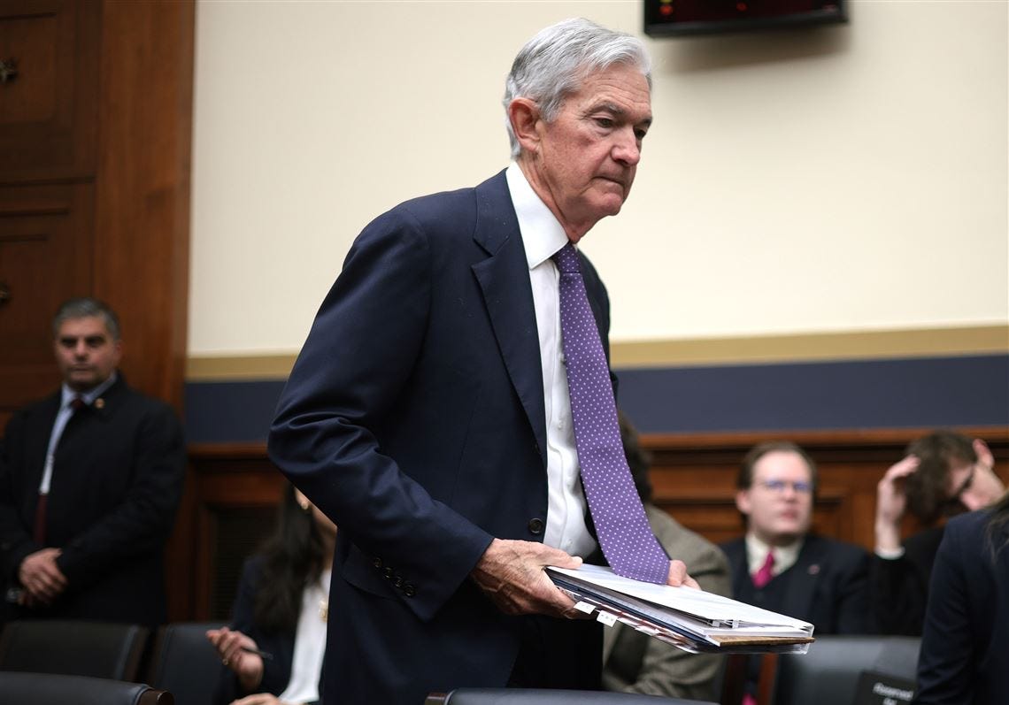 Powell says Trump's comments won't affect interest rate decisions by the  Federal Reserve | Pittsburgh Post-Gazette