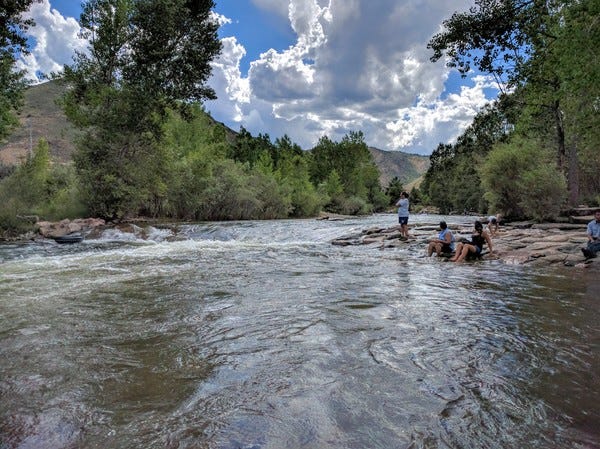 The cool waters of Clear Creek in Golden, Colorado. Thanks for the visit, Fifi! The cool waters of Clear Creek in Golden, Colorado. Thanks for the visit, Fifi!
