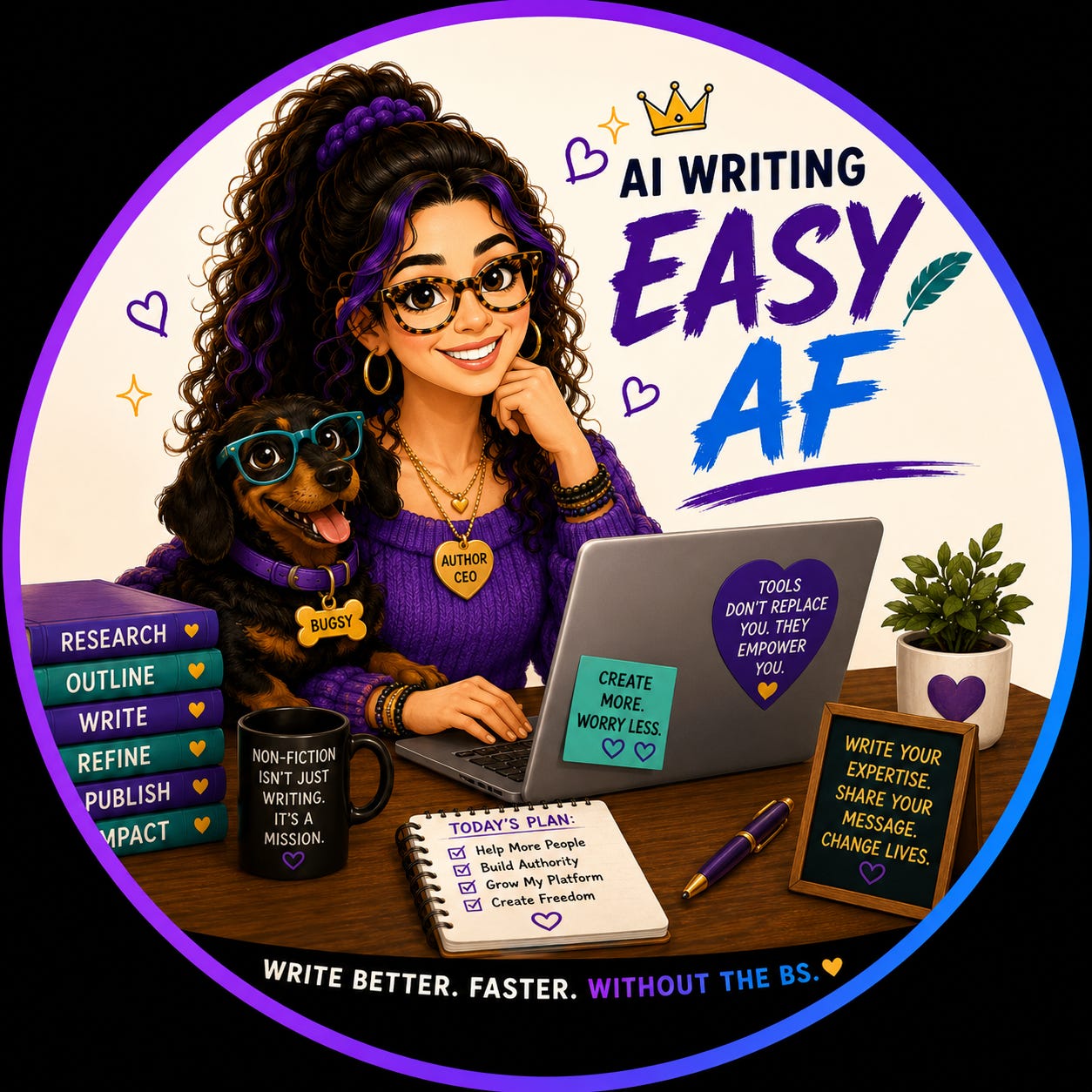 AI Writing Easy AF for Authors