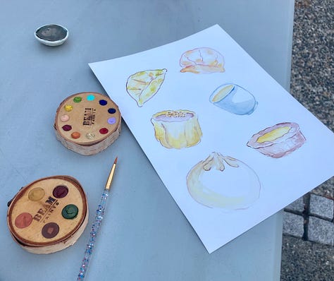 Tea and Paint Dim Sum Night in Chinatown