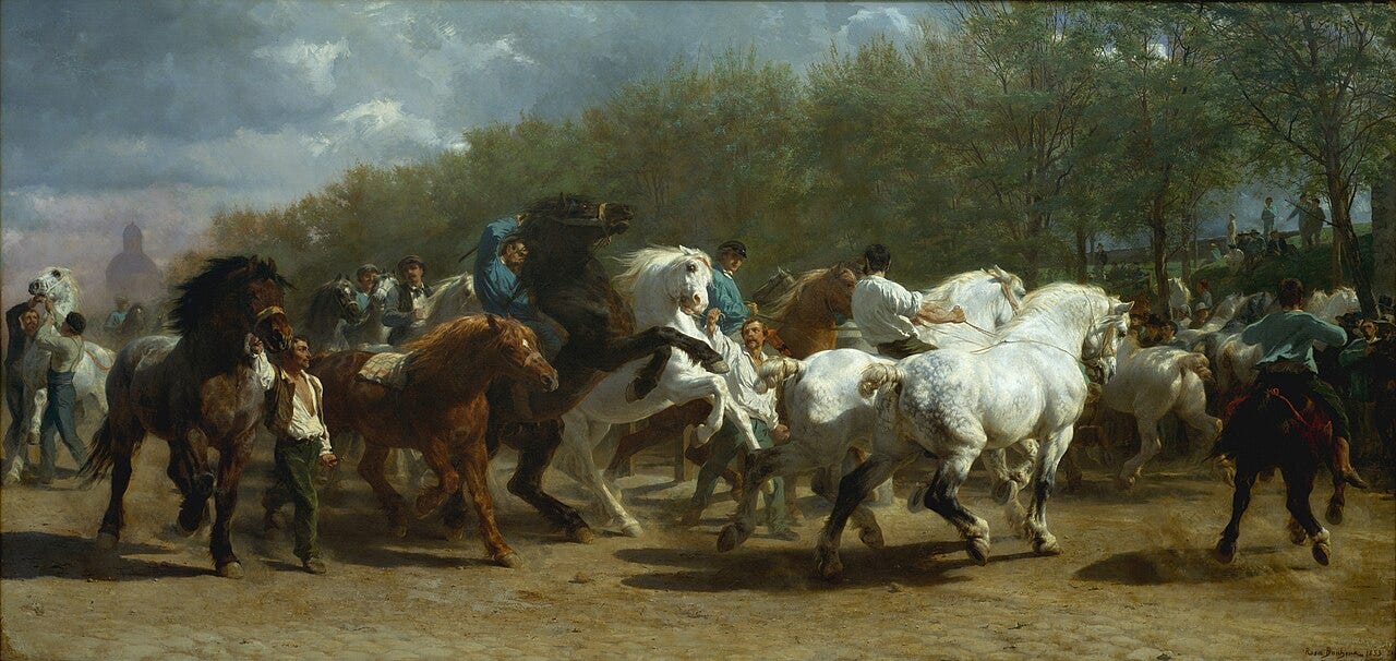 Rosa Bonheur, The Horse Fair, 1855 Rosa Bonheur, The Horse Fair, 1855