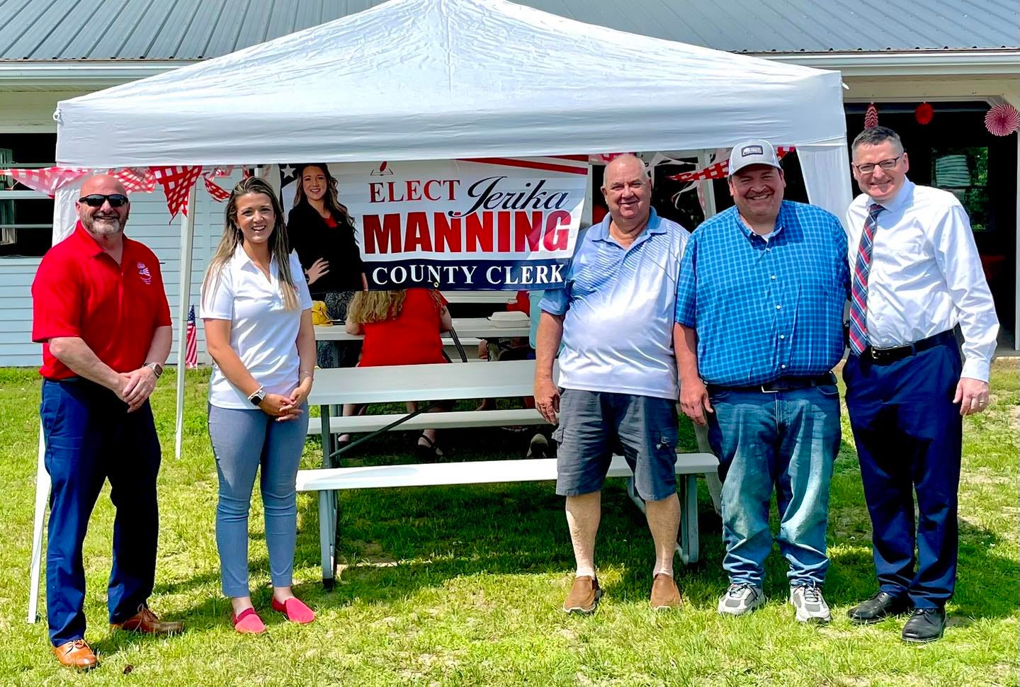 May be an image of 6 people and text that says 'ELECT ÉLECTHerita TJerika Terika MANNING COUNTY COUNTYCLERK CLERK' May be an image of 6 people and text that says 'ELECT ÉLECTHerita TJerika Terika MANNING COUNTY COUNTYCLERK CLERK'