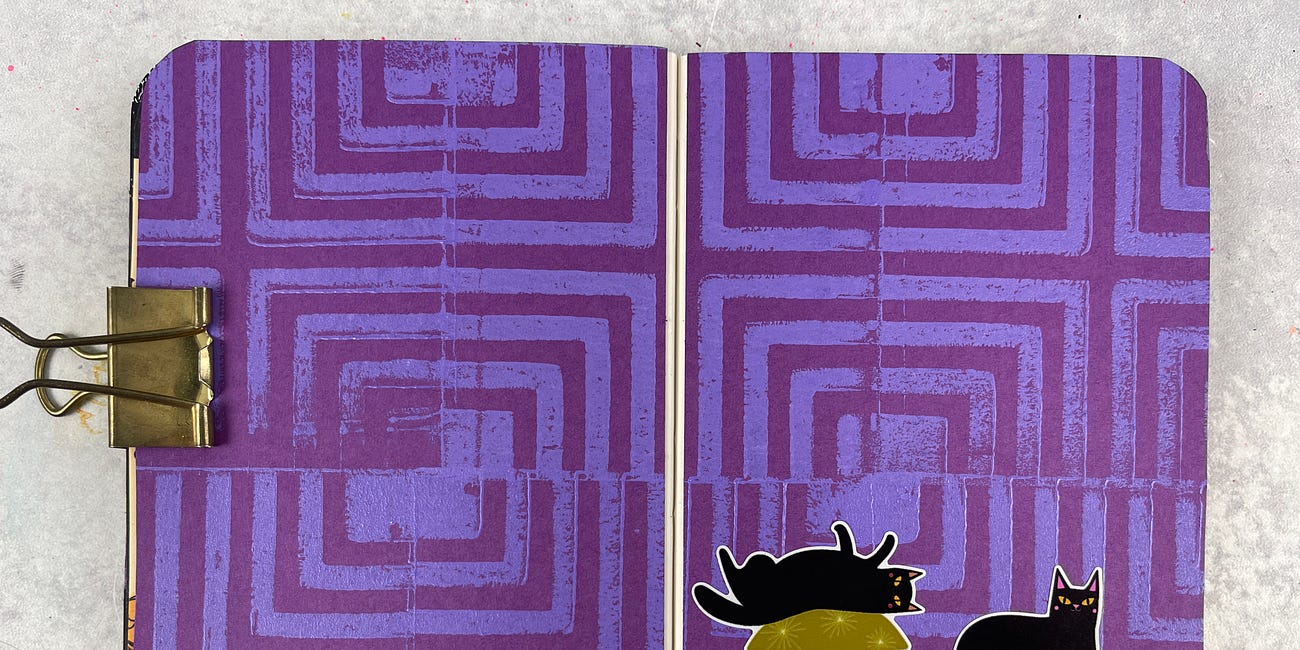 Playing Around: Foam Stamp + Gel Plate