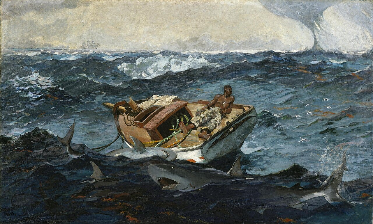 The Gulf Stream, Winslow Homer, 1899 The Gulf Stream, Winslow Homer, 1899