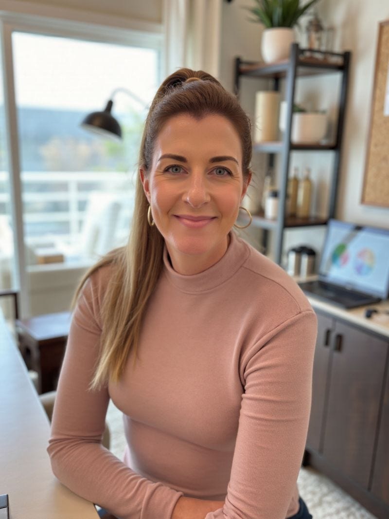 Carrie Loranger: Substack Strategist and Portfolio Business Architect at a desk Carrie Loranger: Substack Strategist and Portfolio Business Architect at a desk