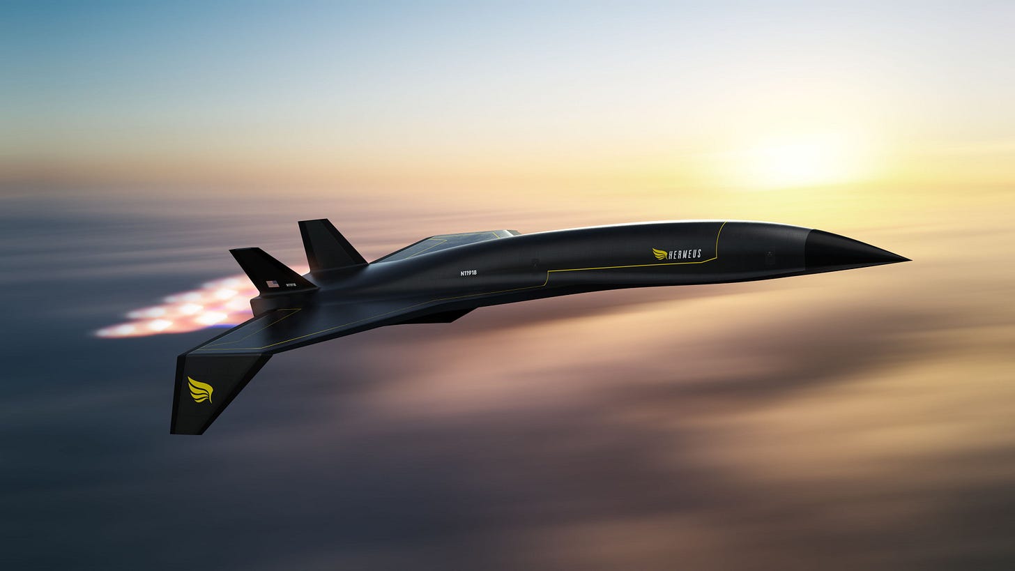 Hermeus mach 5 passenger jet