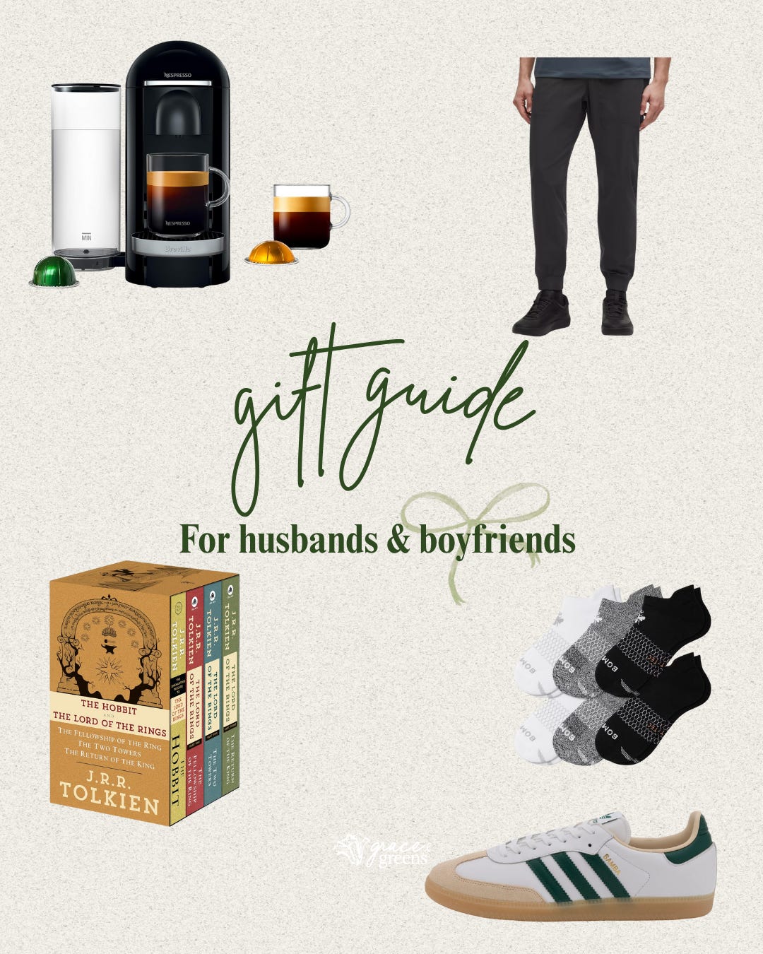 A holiday gift guide for husbands & boyfriends
