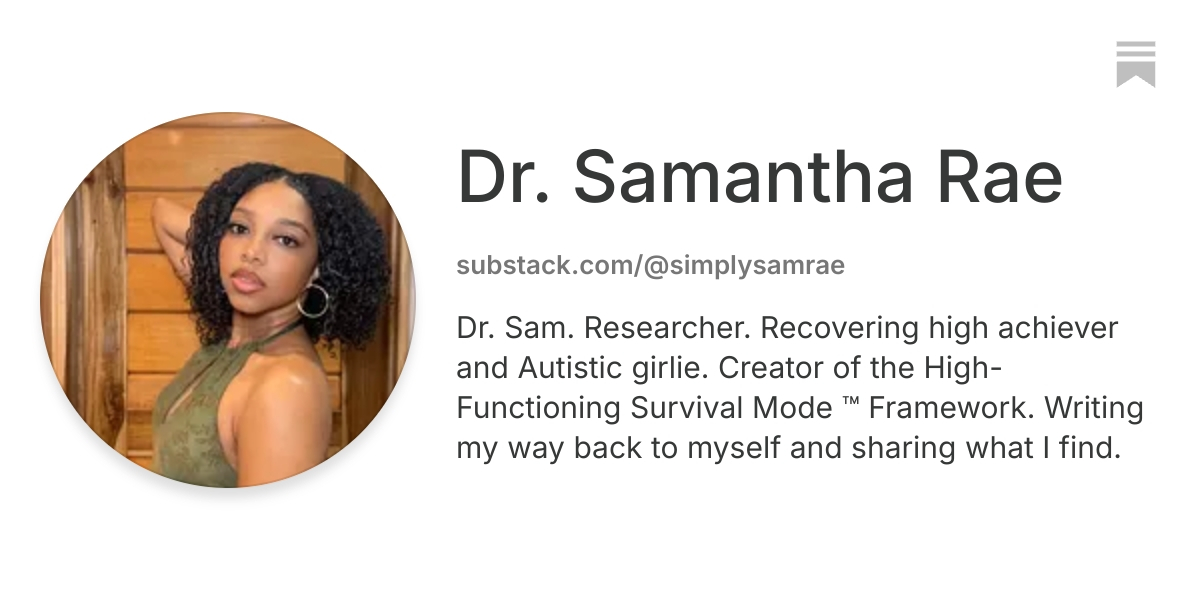 Dr Sam | Substack