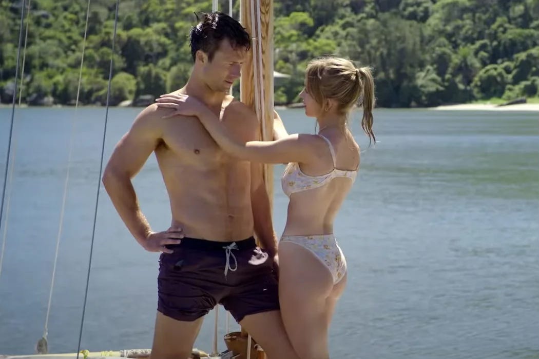 Still from the 2023 romantic comedy feature Anyone But You