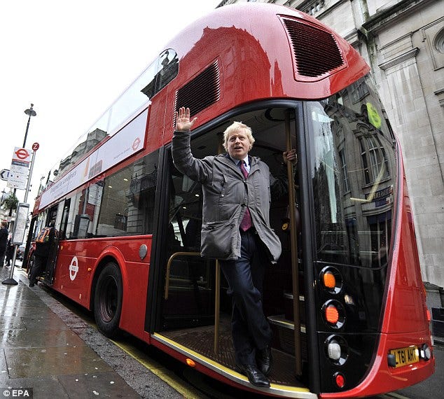 Woman fighting for life after falling head-first from the back of a new  'Boris bus' in rush hour | Daily Mail Online