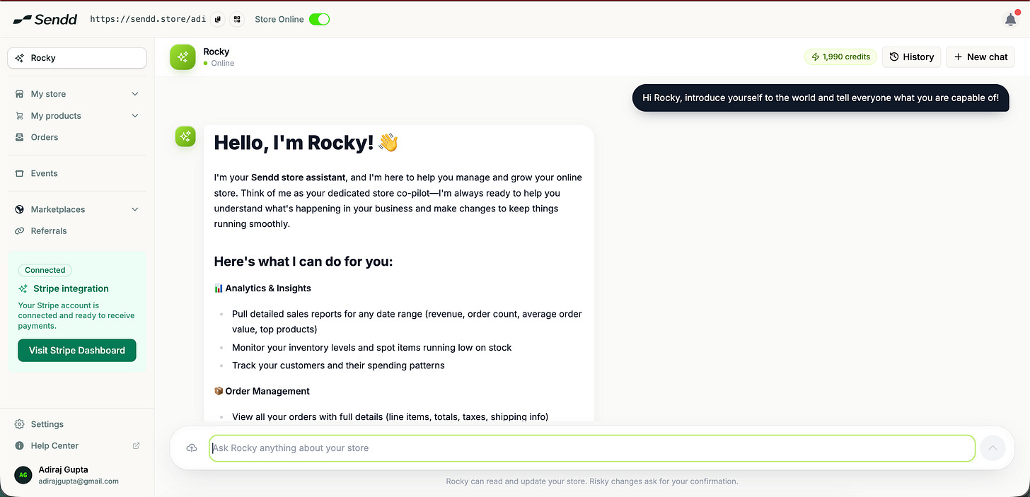 Sendd Rocky Introduction Screenshot! Sendd Rocky Introduction Screenshot!