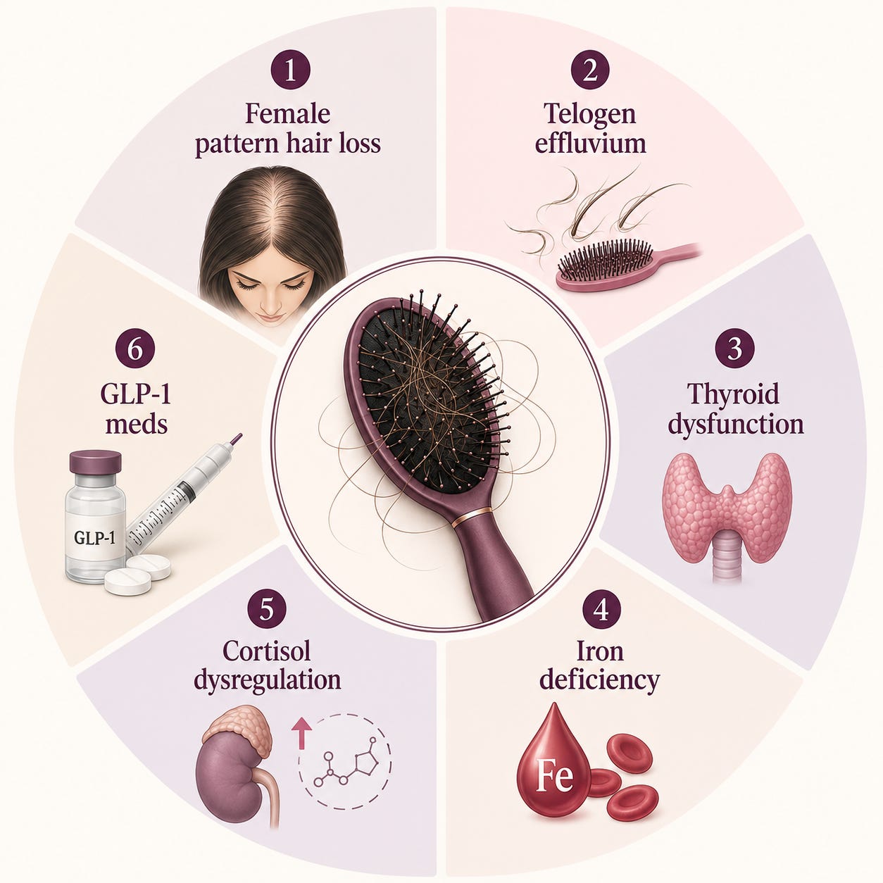 Six causes of menopause hair loss | The Menopause Professor 