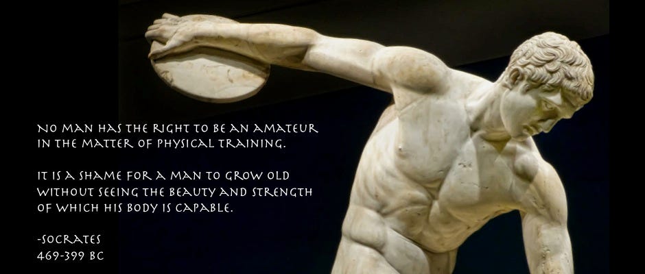 Image] It is a shame for a man to grow old without seeing the beauty and  strength of which his body is capable : r/GetMotivated
