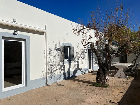 Our yoga studio and guesthouse in the Algarve