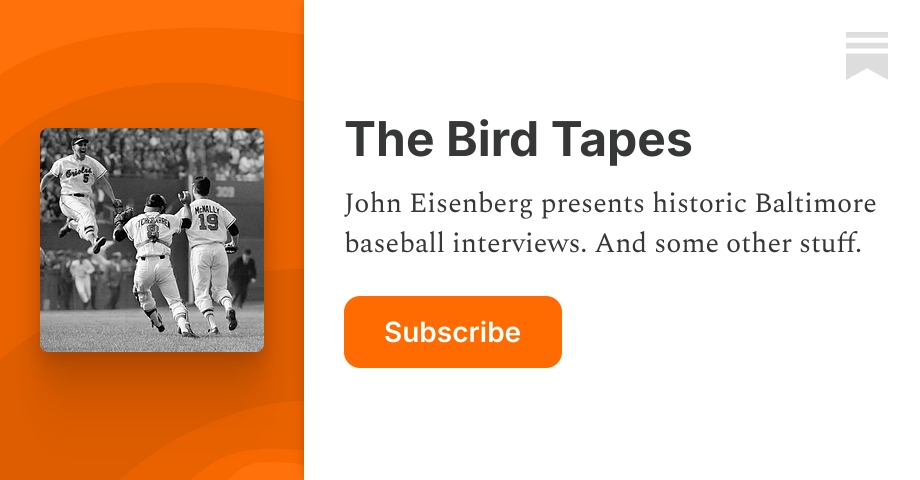 The Bird Tapes | John Eisenberg | Substack
