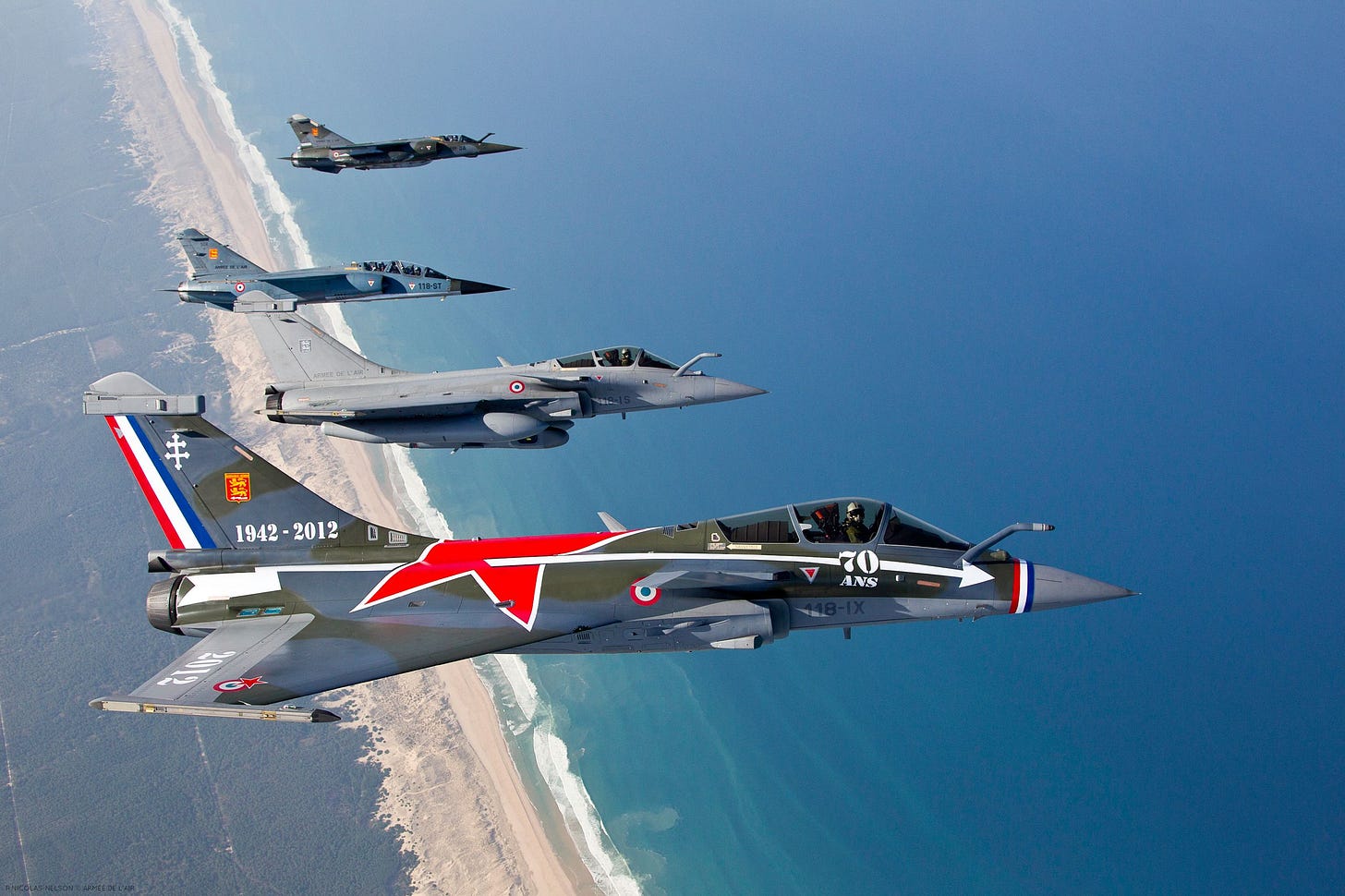 French Air Force Dassault Rafale fighter jet
