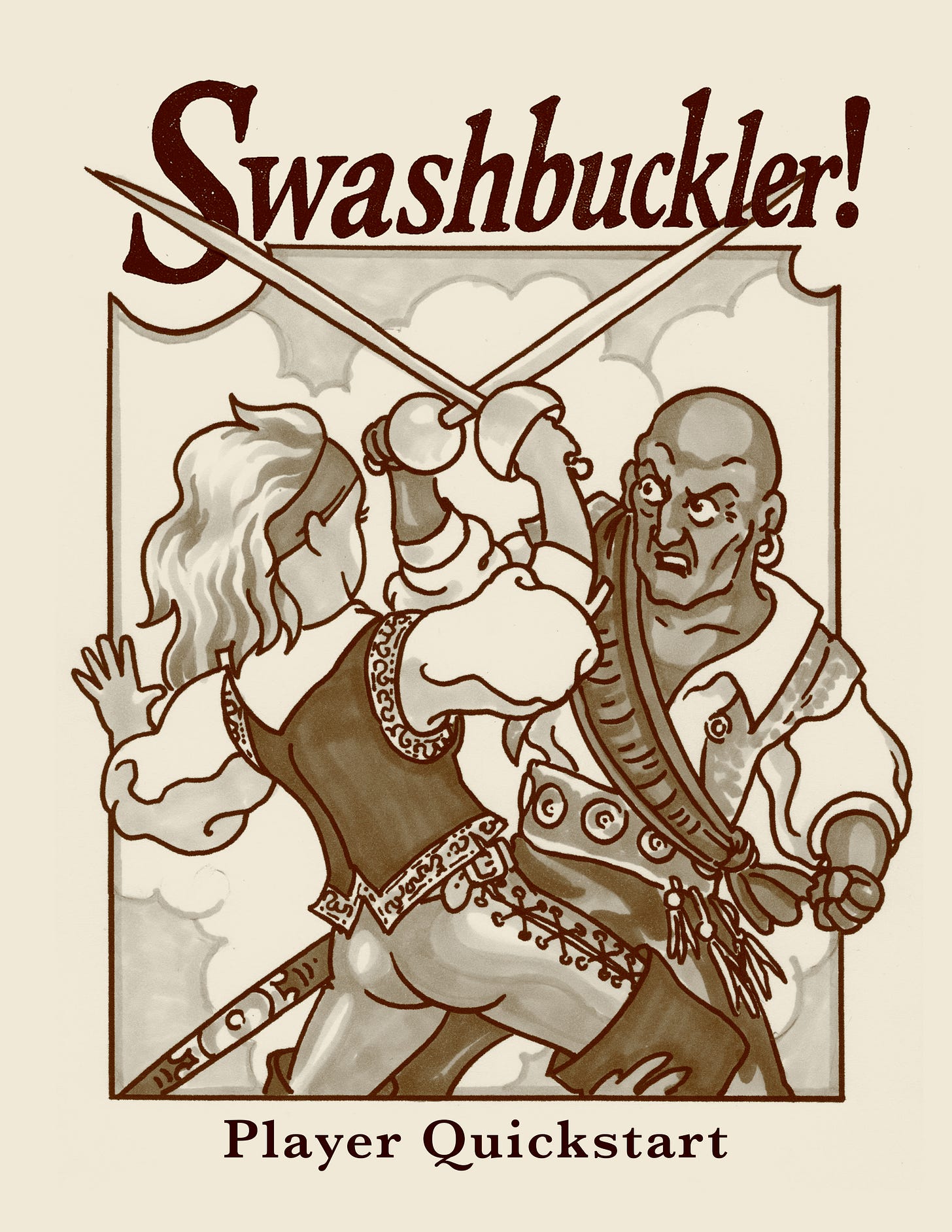 Cover of the Swashbuckler! Player Quickstart