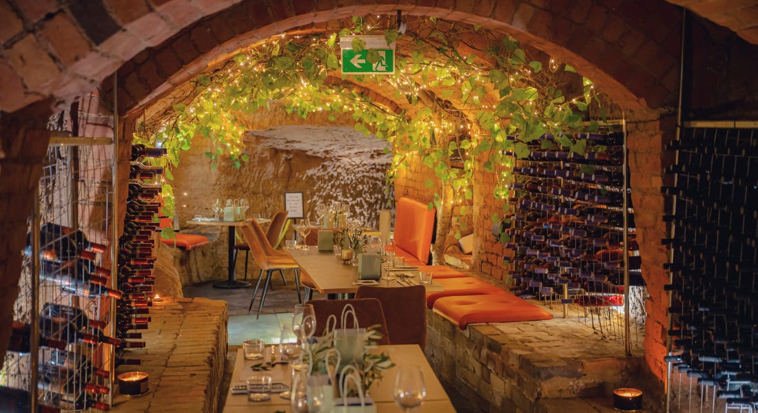I dined in a cave at Bar Gigi in Nottingham — it was a unique and magical experience