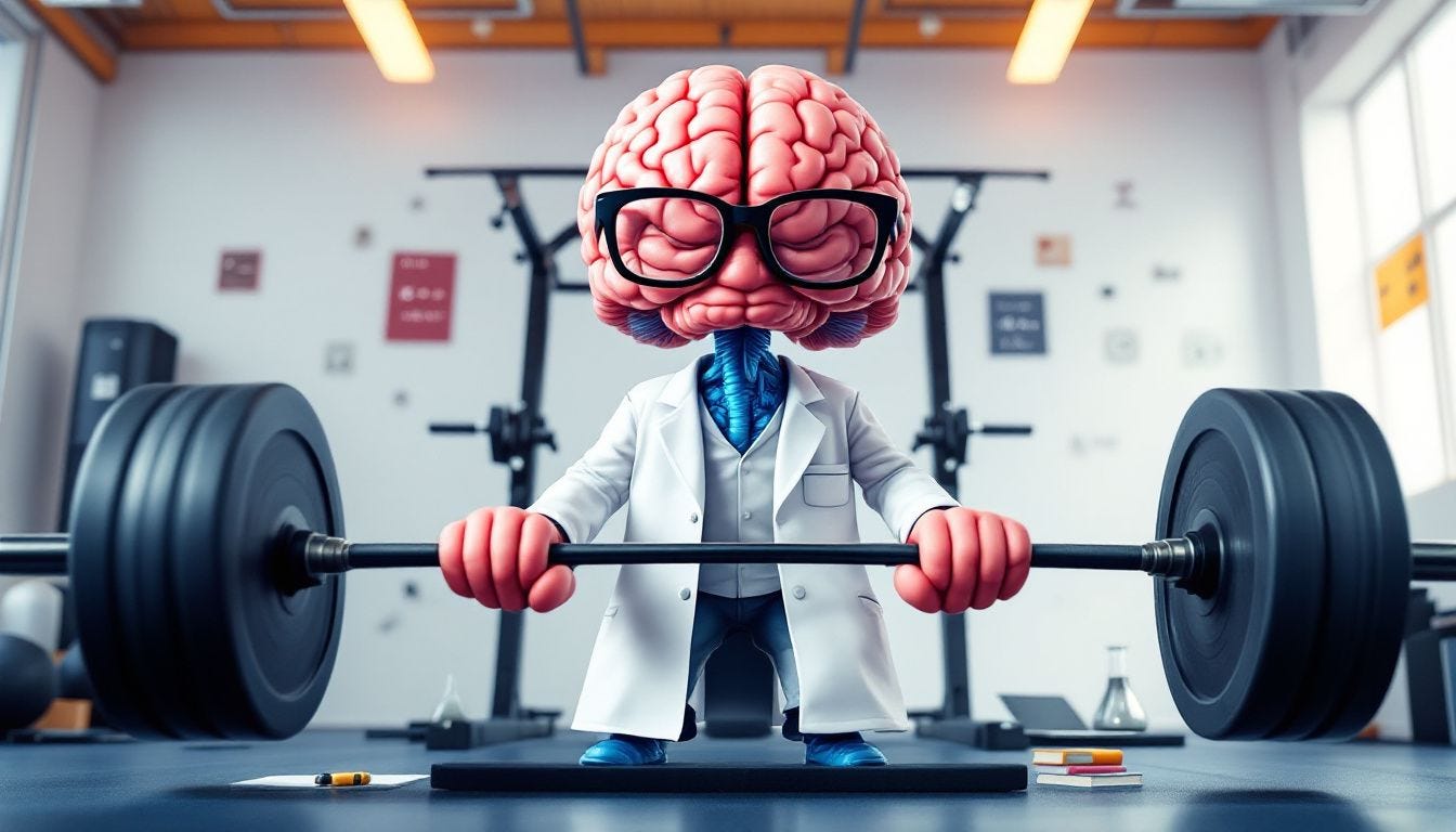 Brain working out