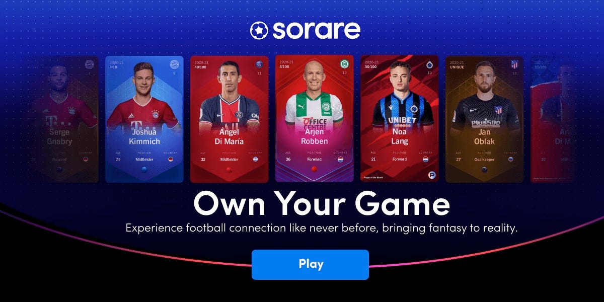 Sorare • Global Fantasy football