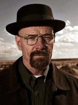 Bryan Cranston as Walter White in Breaking Bad