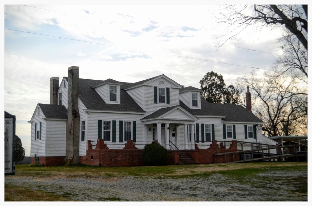 North side of the Marks House, Pike Road, Montgomery County, Alabama