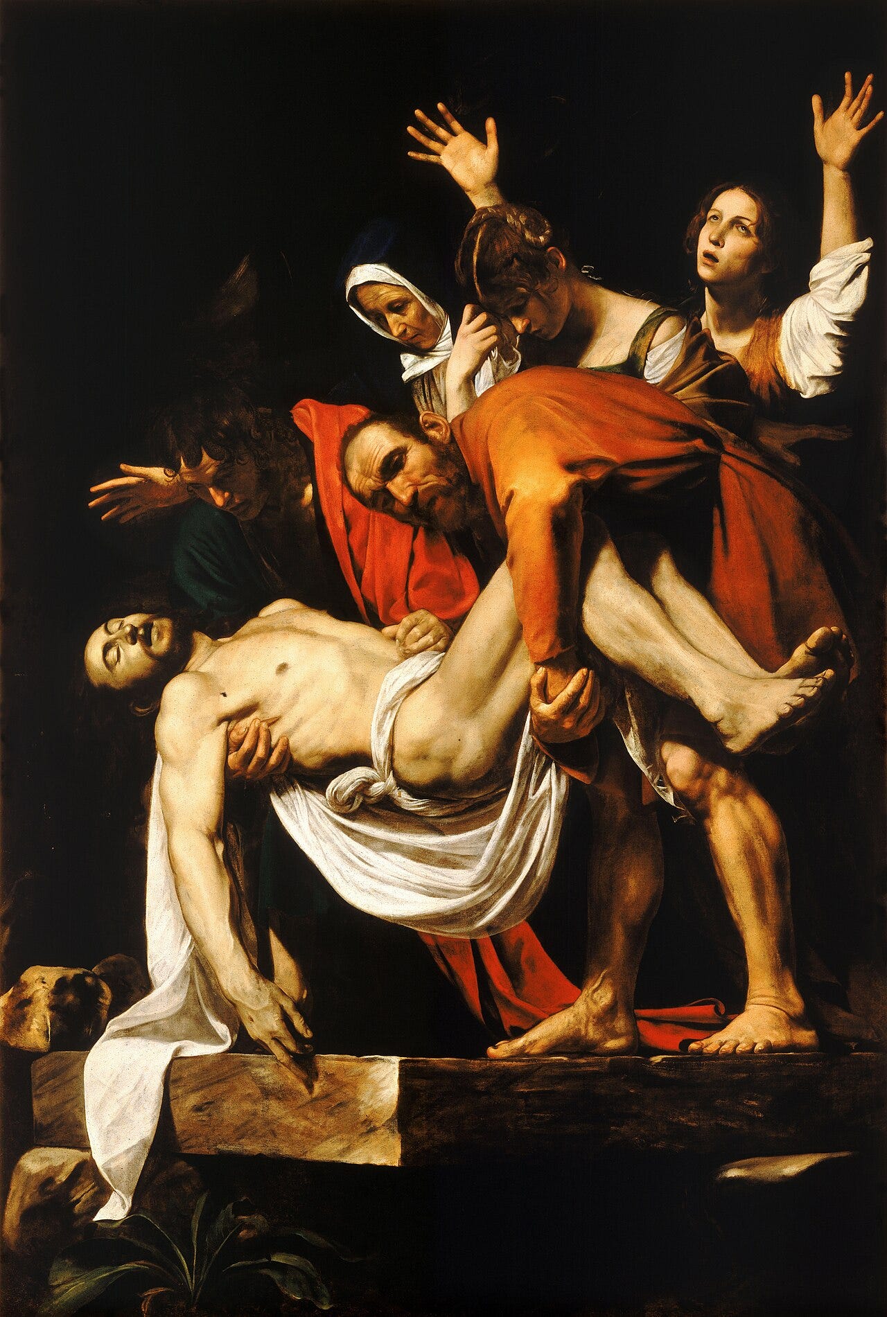 Caravaggio, The Entombment of Christ Caravaggio, The Entombment of Christ
