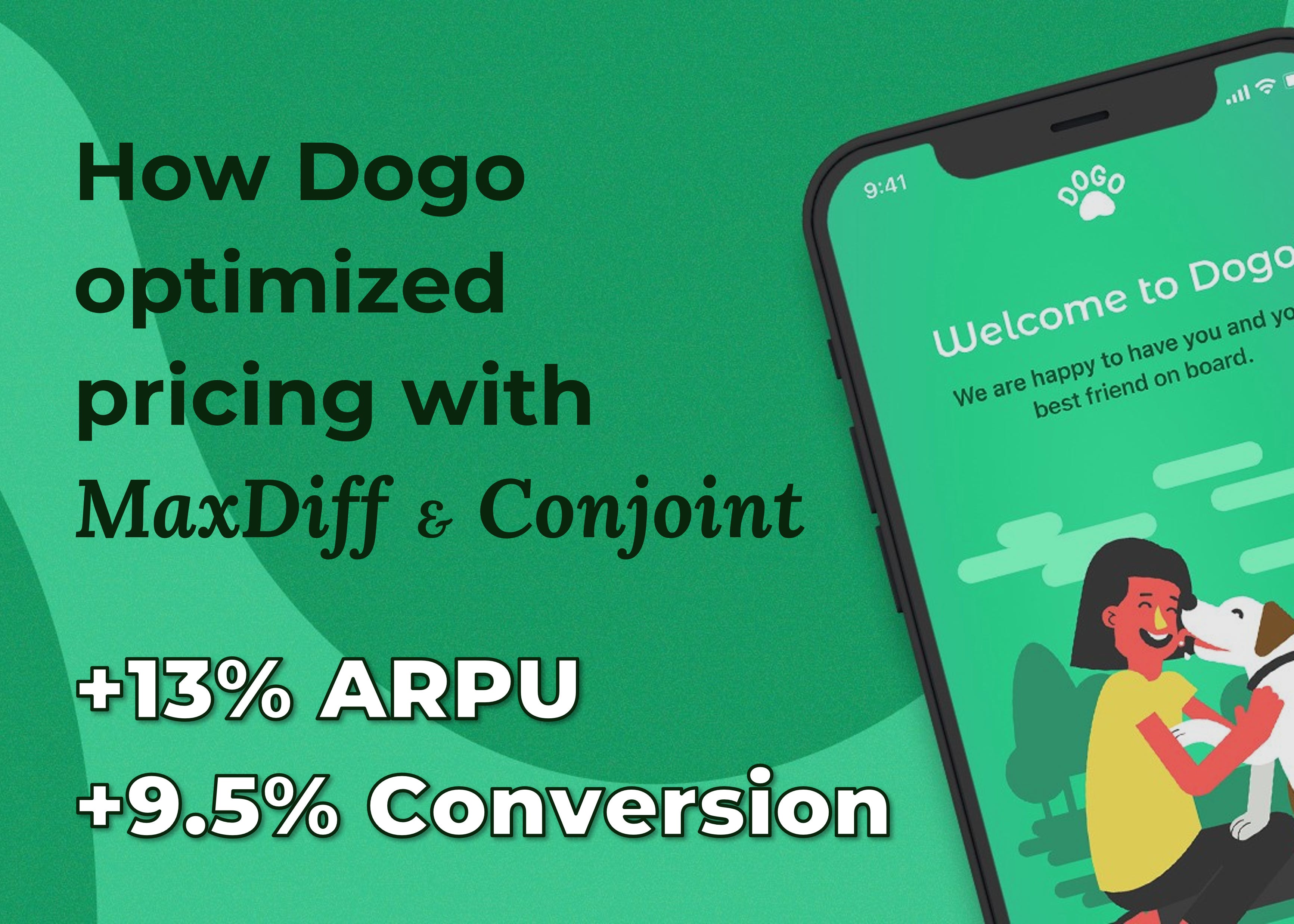 DOGOページ How Dogo increased conversion by +9.5% and ARPU by +13% (Case Study)