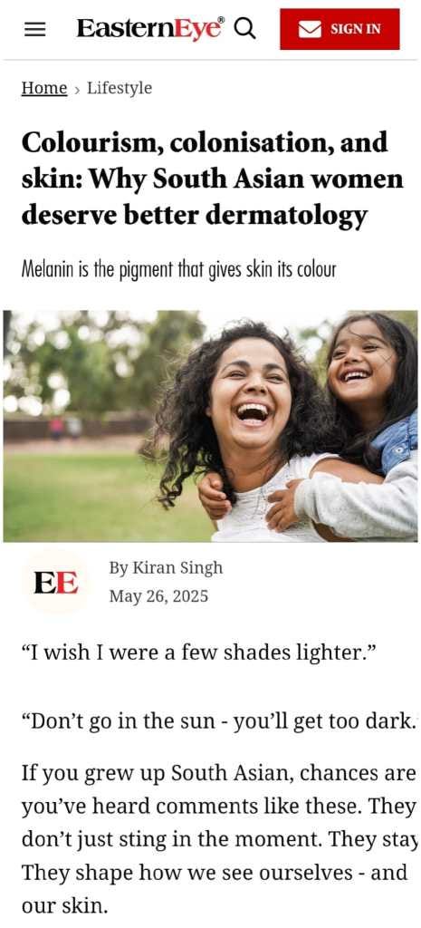 International Skin Pigmentation Day