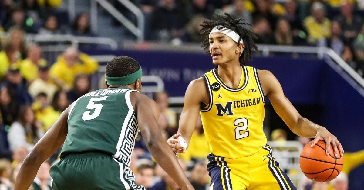 Kobe Bufkin projected as lottery pick in new 2024 NBA mock draft - Maize n  Brew