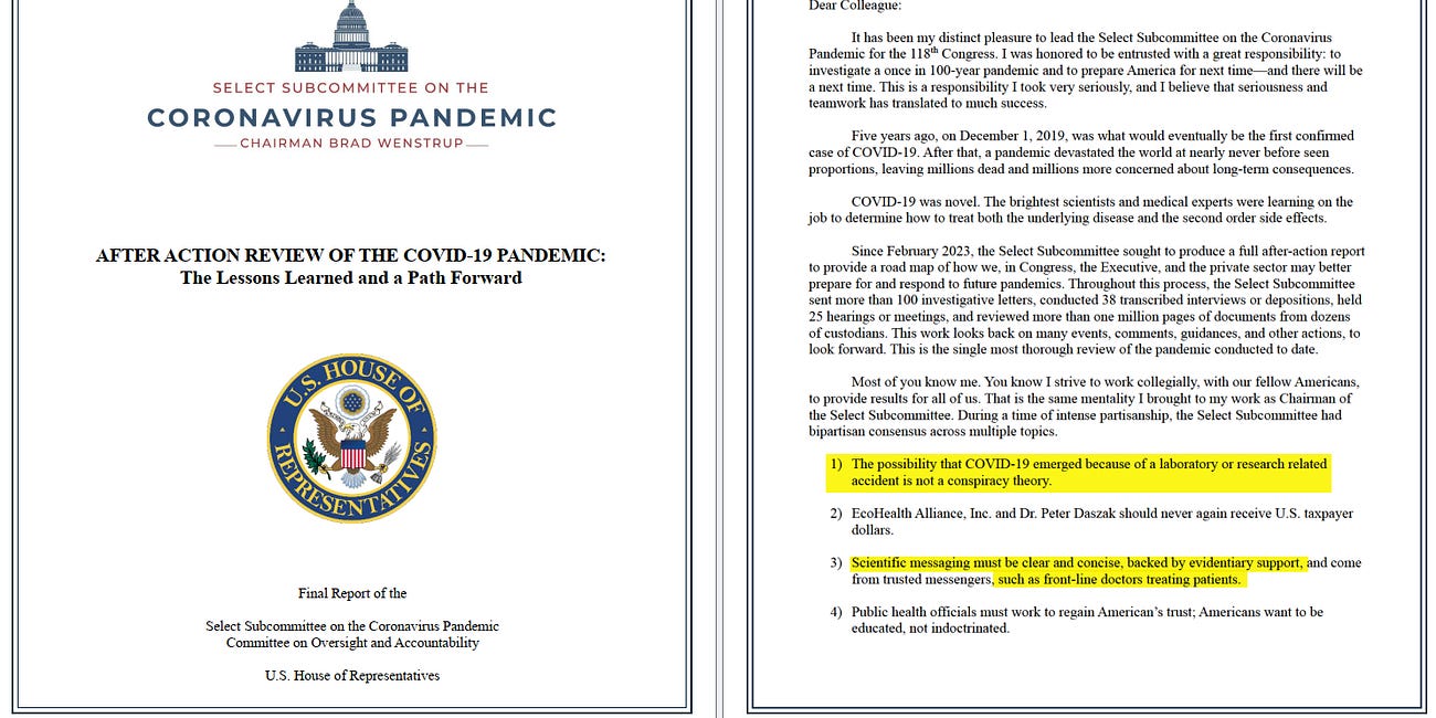 Official USA WHITE HOUSE REPORT destroys most of the Plandemic Narrative and reports criminal activity throughout the Governmental Pandemic Response