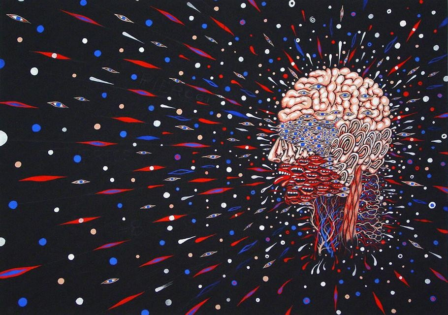 Fred Tomaselli - Untitled 2003 for Sale | Artspace