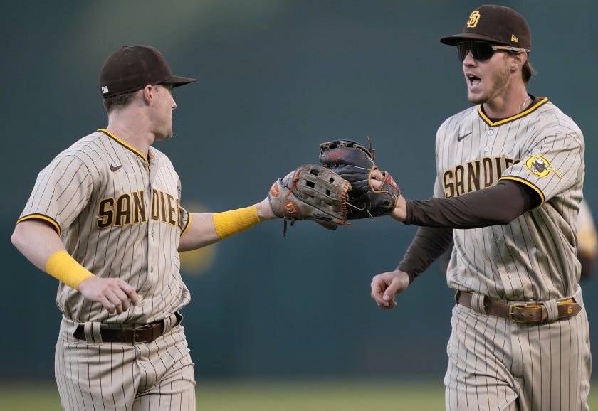 Helping hands get the assist as Snell, Padres beat A's - The San Diego  Union-Tribune
