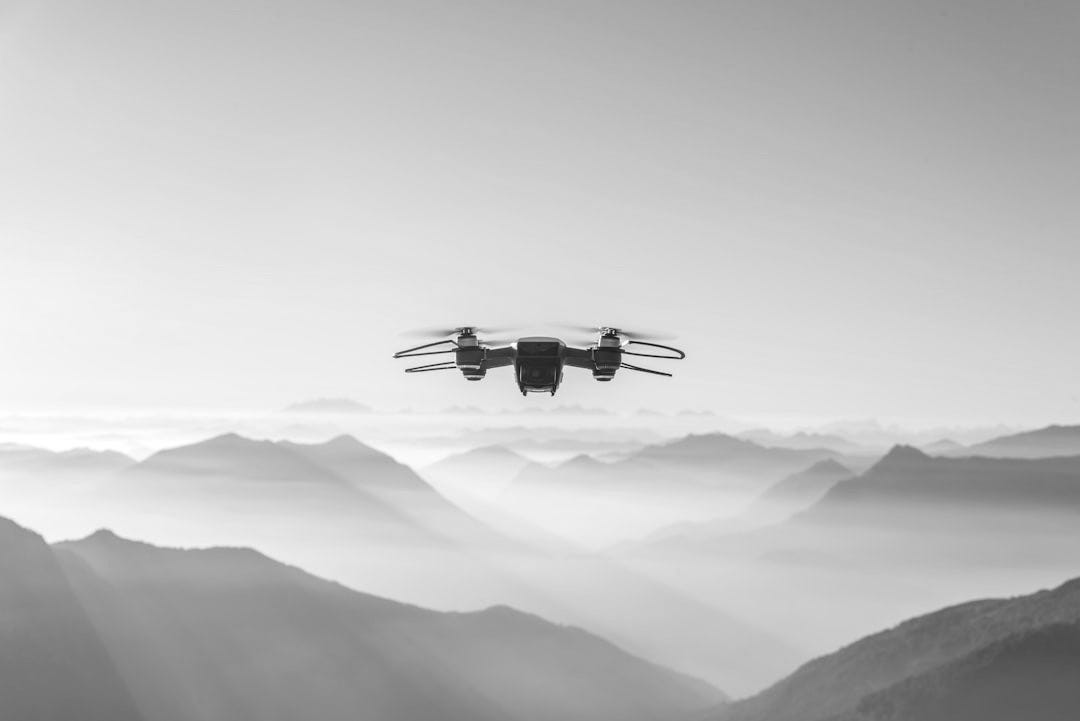 turned-on drone turned-on drone