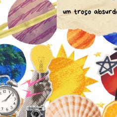 Um troço absurdo e fascinante logo