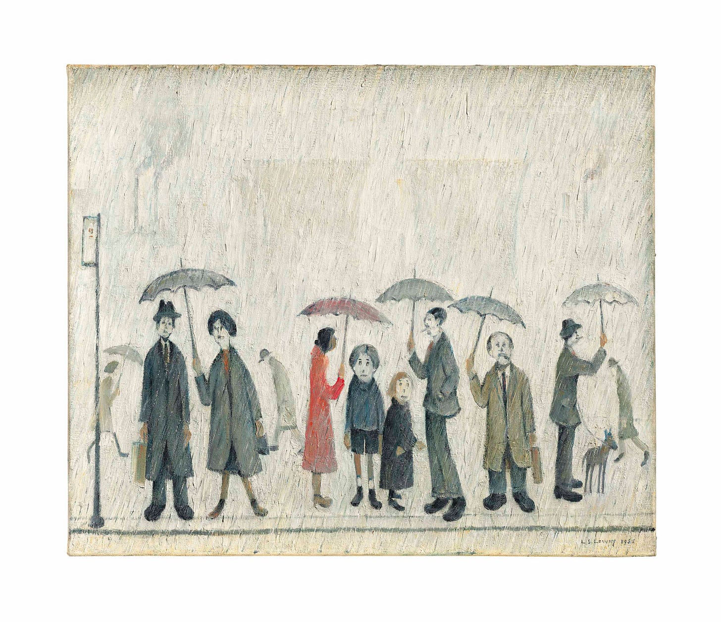 Laurence Stephen Lowry, R.A. (1887-1976), The Bus Stop ...