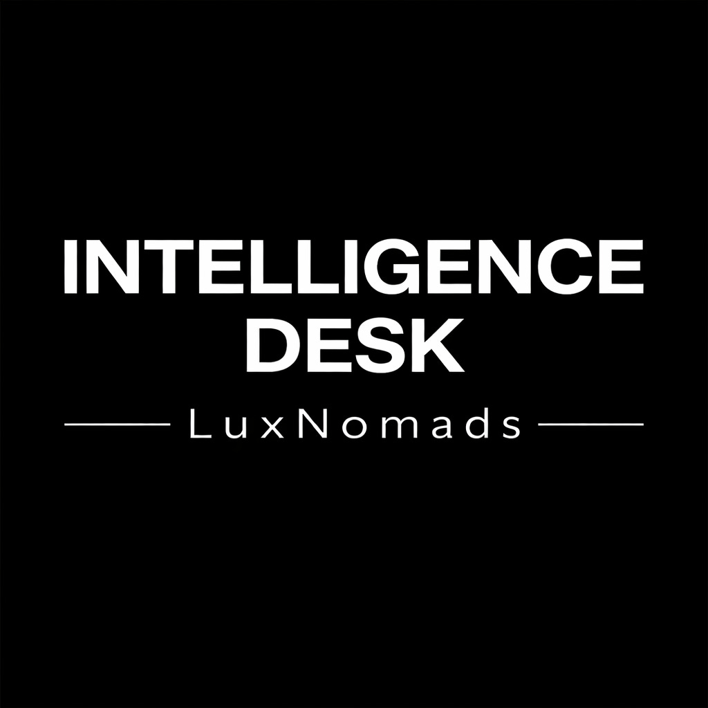 LuxNomads Intelligence Desk logo