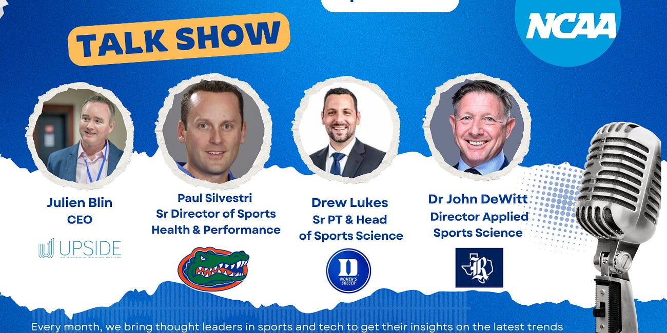 đ„Upside NCAA Group Chat with Paul Silvestri (Florida Gators/NCAA), Drew Lukes (Duke University/NCAA), Dr John DeWitt (Rice University) On Social Media Stress, Biggest Hidden Performance Gap, and More