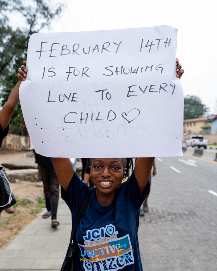 JCIN UNILAG's Educate a Child Publicity Walk