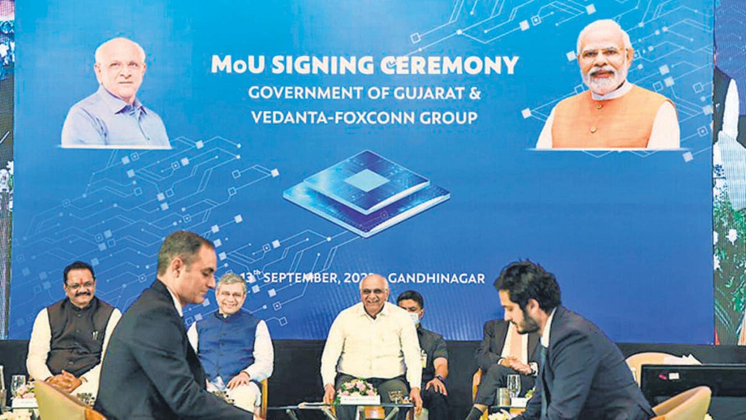 Vedanta-Foxconn's pact invited ire from Opposition | Mumbai news -  Hindustan Times