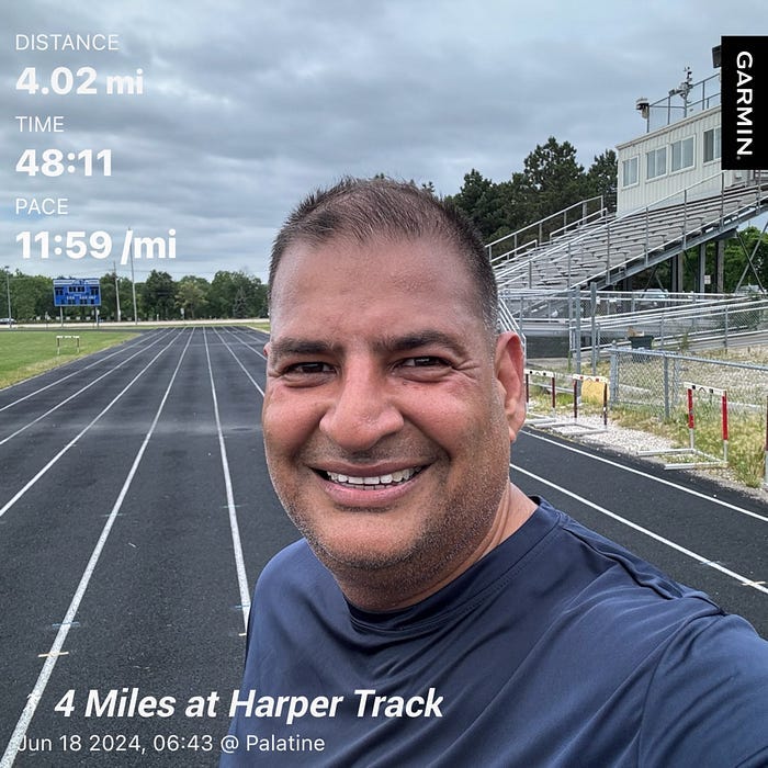 4-mile Kickoff Run (Photo by Author)