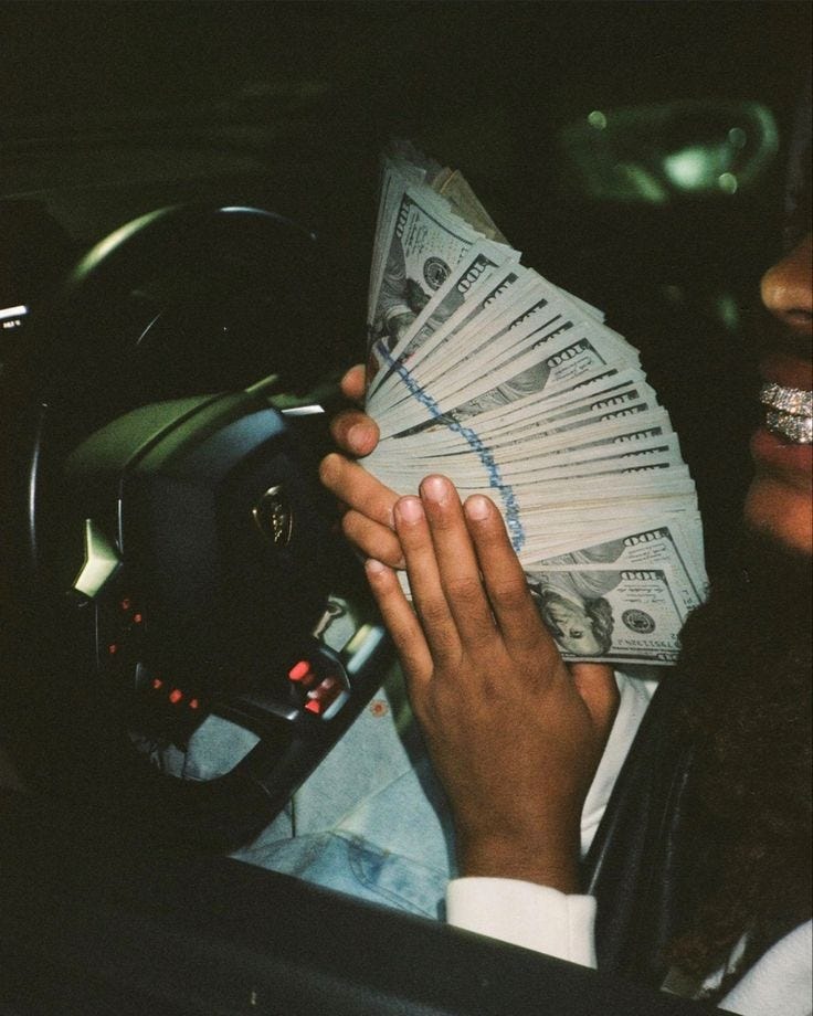 An image added by 0xshake on Feb 08, 2025. May present: rich boy money aesthetic, money.