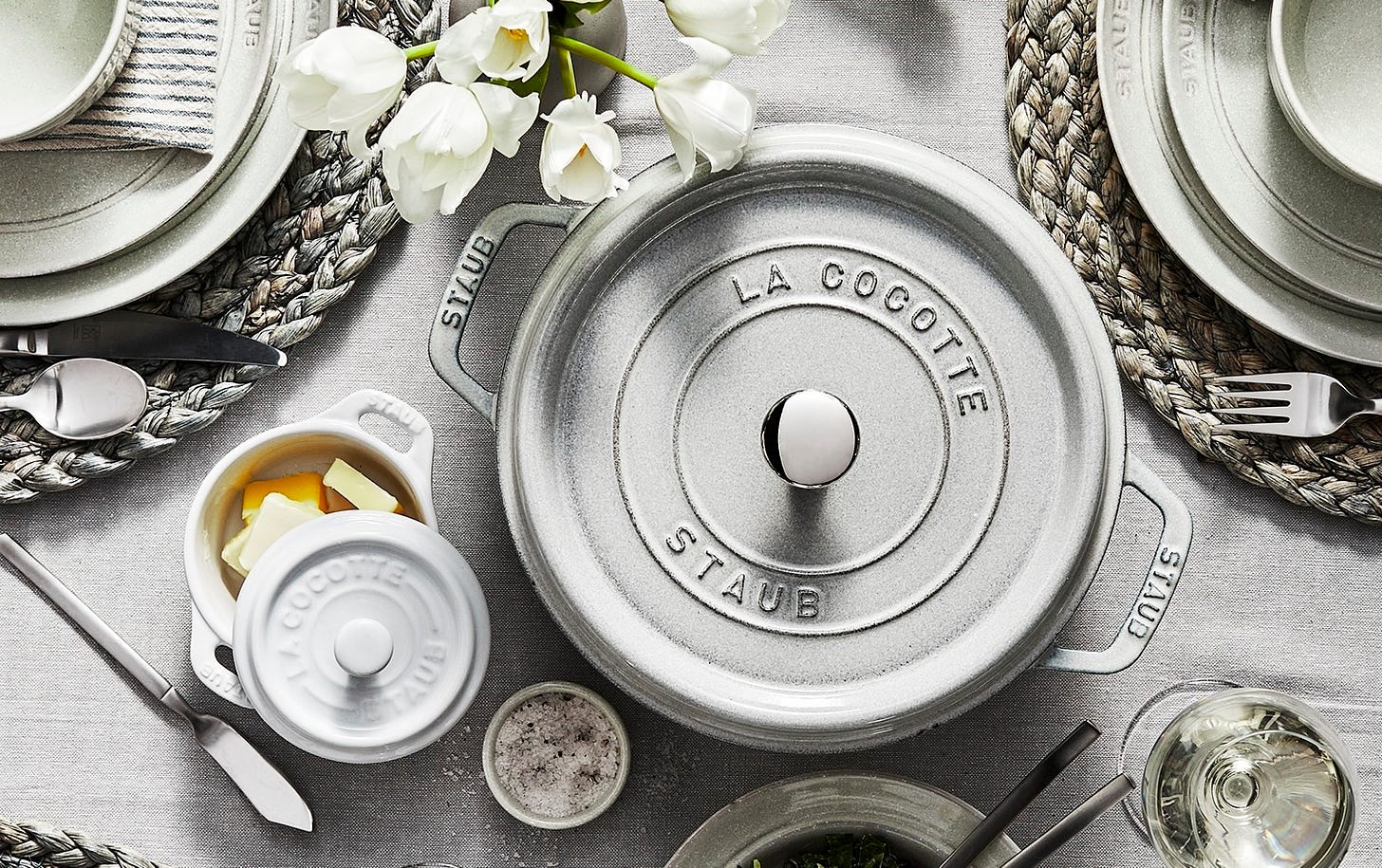 Staub cast iron dutch oven. Staub cast iron dutch oven.