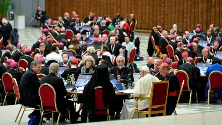 The final congregation of the Second Session of the General Assembly of of the Synod on Synodality (October 2024) The final congregation of the Second Session of the General Assembly of of the Synod on Synodality (October 2024)