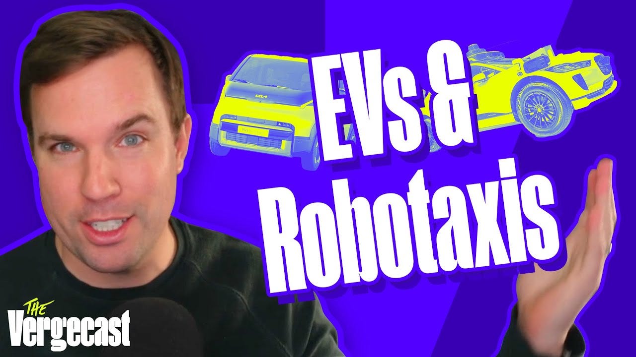 Why robotaxis are back, and EVs look doomed | The Verge