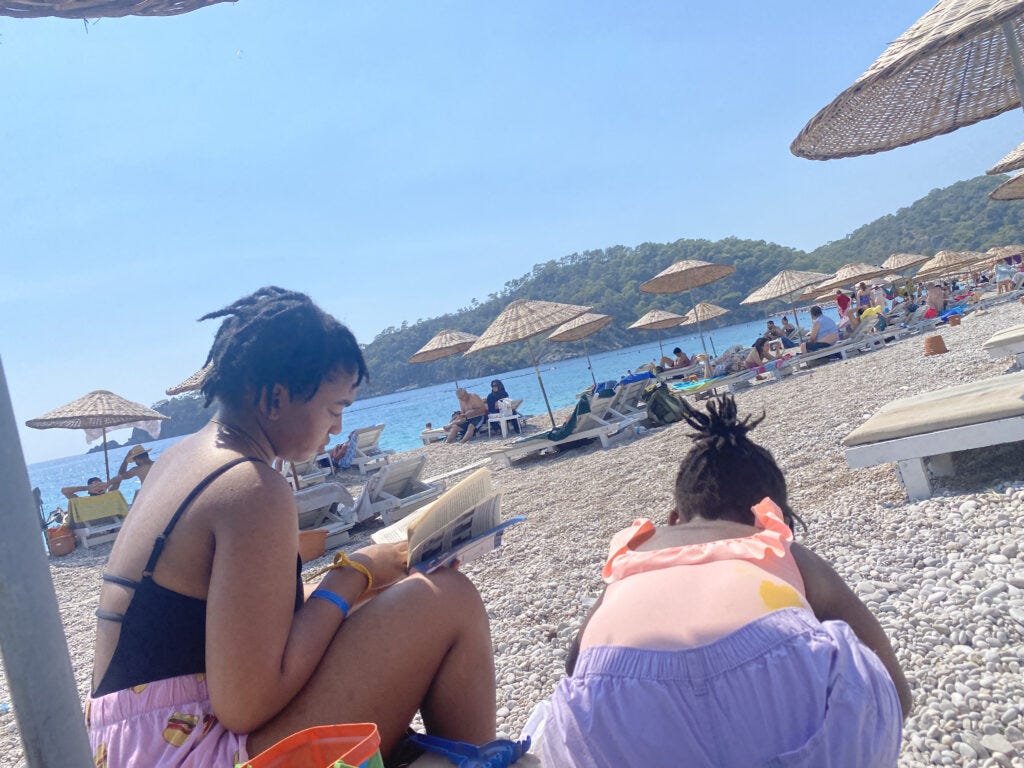 On the blue lagoon beach Oludeniz